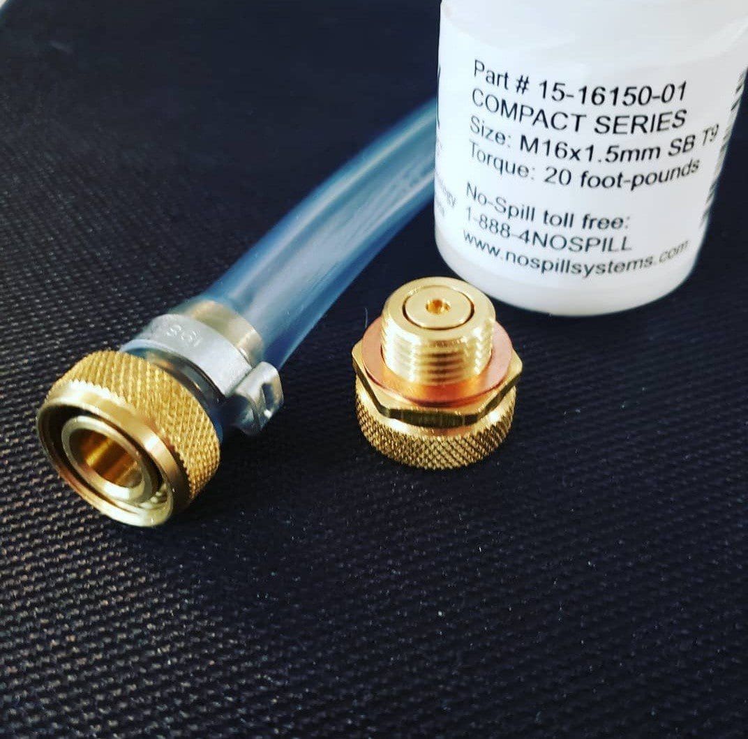 compact - NoSpill Quick Oil Drain Plug Systems